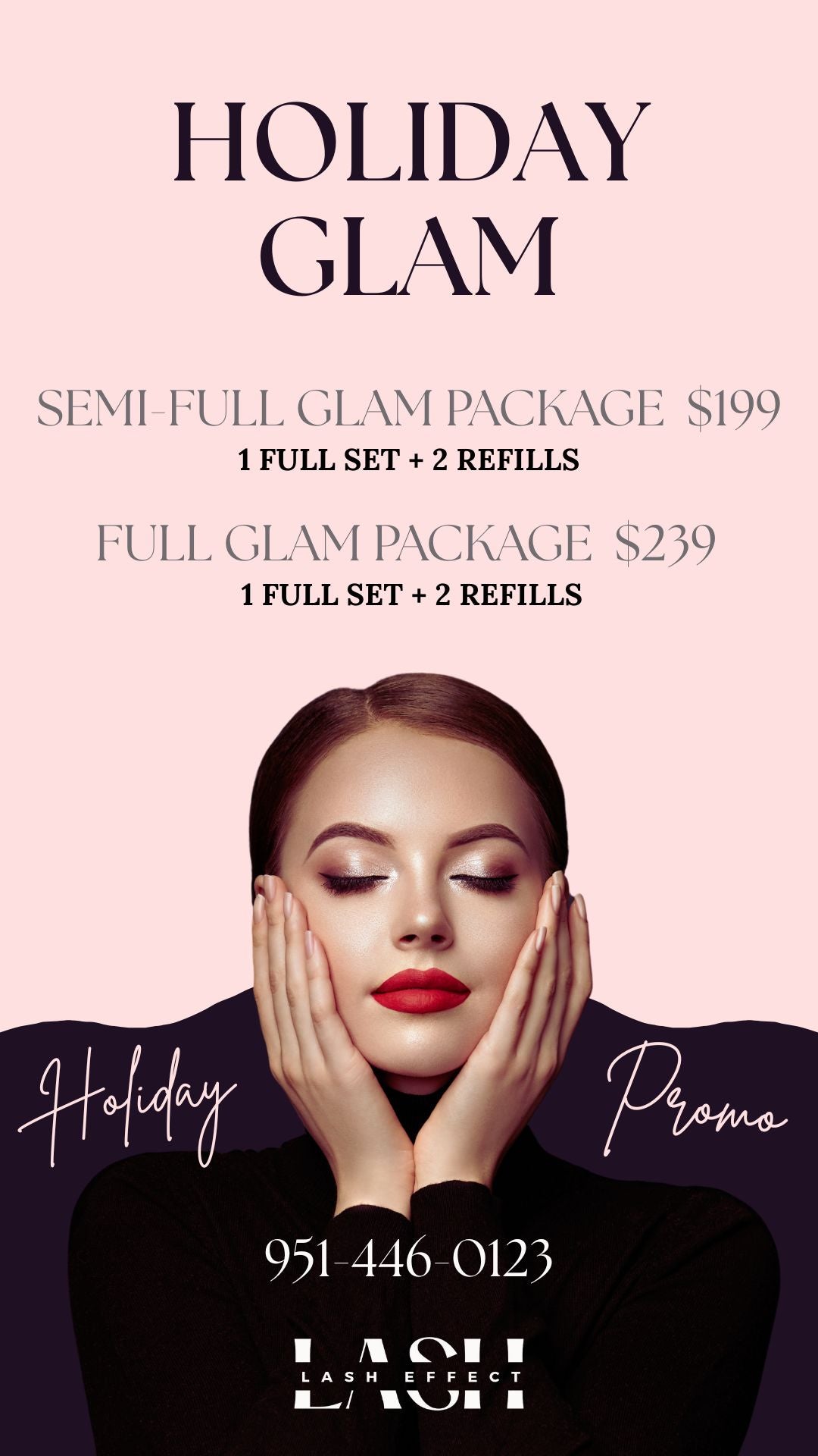 FULL HOLIDAY GLAM PACKAGE